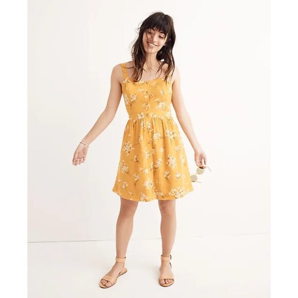 Floral Yellow Dress - Picture 2 of 15